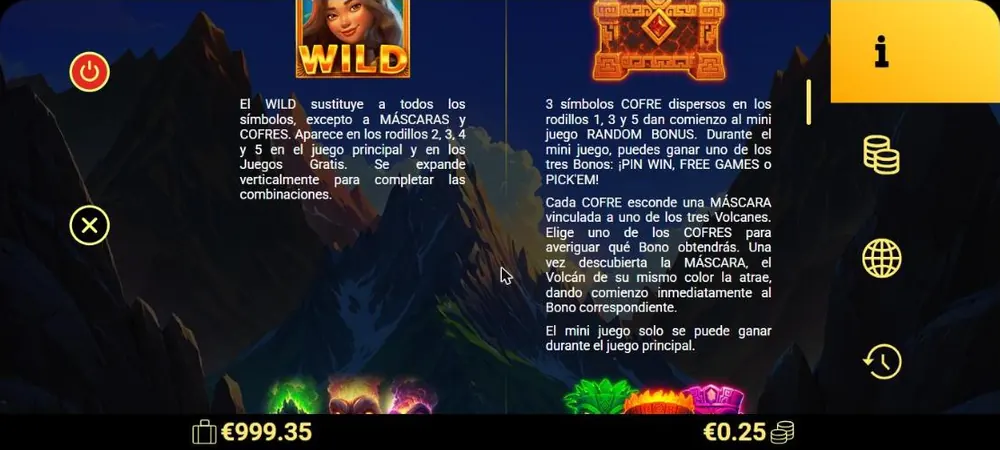 Reglas del Wild y del cofre Scatter en 3 Spirit Volcanoes
