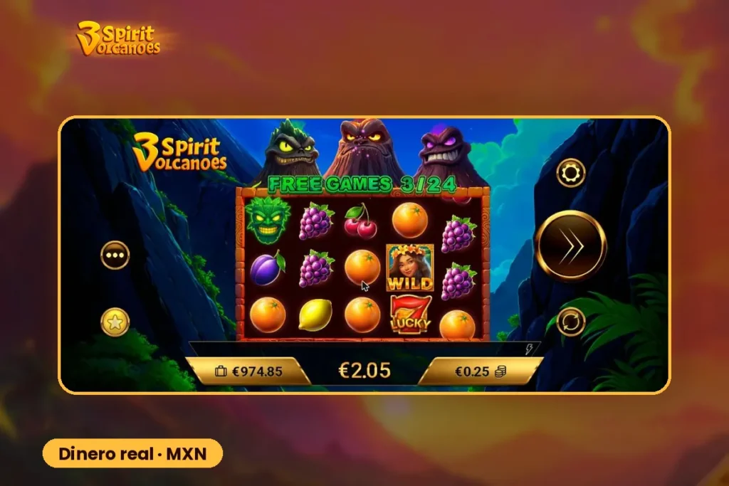 Jugar 3 Spirit Volcanoes con dinero real en México